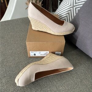 Tan Espadrilles Wedges